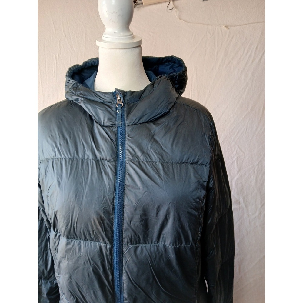 Eddie Bauer Puffer Jacket Luna peak parka Coat Winter Down Filled Womens Large‎